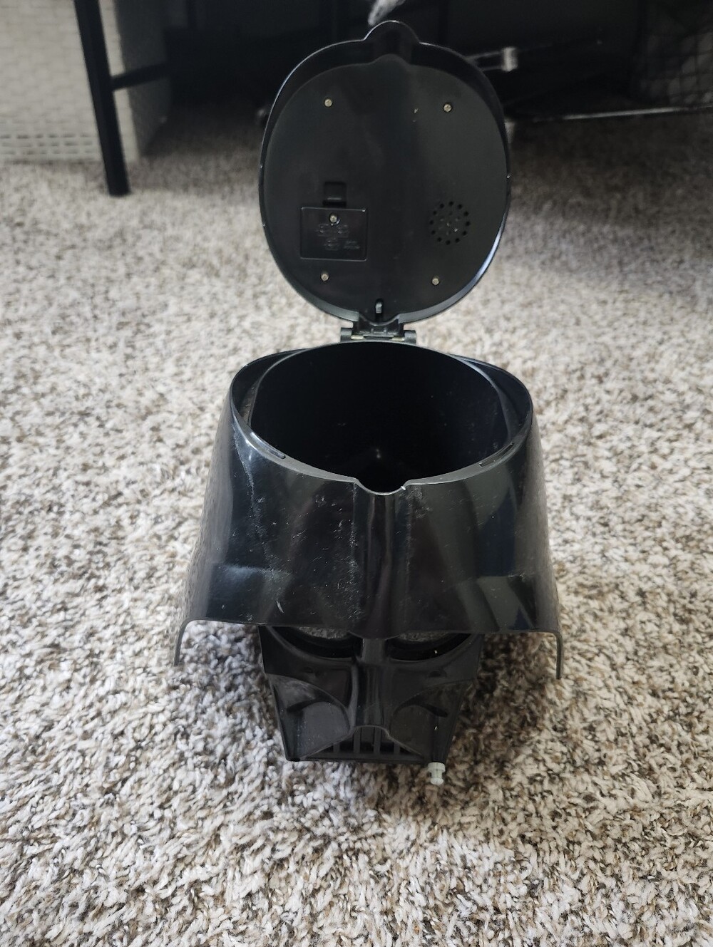 Star Wars Black Darth Vader Helmet Cookie Jar Plastic Storage Container